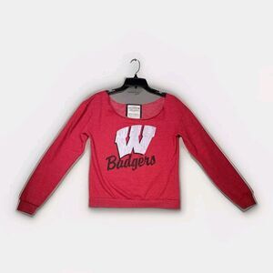 Colosseum Athletics Wisconsin Badgers Top Women's Size Small Red Sports